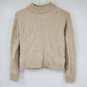 Crewcuts J. Crew Girls Cable Knit Sweater In Extra Soft Yarn Pullover Shirt Larg